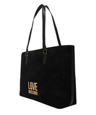 LOVE MOSCHINO PATCHY Torba na zakupy, torba na ramię Czarny - Torby damskie - 3