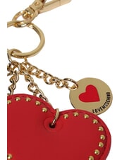 LOVE MOSCHINO CHARMS Brelok z metalowym logo - Brelok