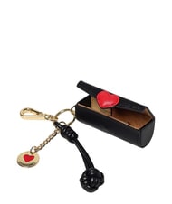 LOVE MOSCHINO CHARMS Brelok z metalowym logo - Brelok