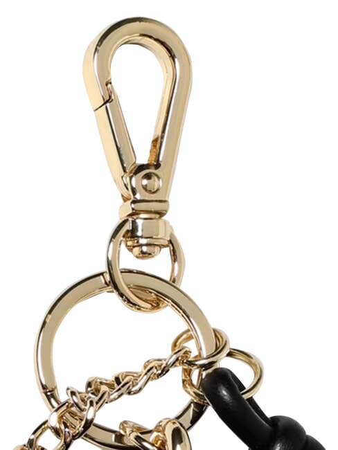 CHARMS Brelok z metalowym logo czarny/czerwony/czarny - Brelok