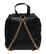 LOVE MOSCHINO DEMURE Plecak z łańcuszkowymi paskami na ramię Czarny - Torby damskie - 3