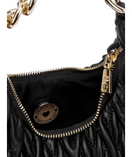 LOVE MOSCHINO DEMURE Torebka z łańcuszkowym paskiem na ramię Czarny - Torby damskie - 6