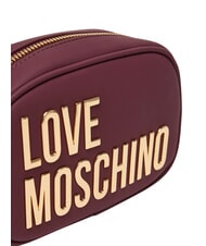 LOVE MOSCHINO BOLD LOVE Mała torba na ramię wino - Torby damskie - 5
