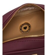 LOVE MOSCHINO BOLD LOVE Mała torba na ramię wino - Torby damskie - 6