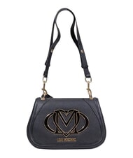 LOVE MOSCHINO LOGO Torba na ramię z paskiem na ramię Czarny - Torby damskie - 5