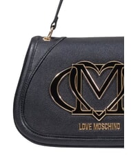 LOVE MOSCHINO LOGO Torba na ramię z paskiem na ramię Czarny - Torby damskie - 6