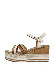 ALVIERO MARTINI PRIMA CLASSE GEO Sandały na koturnie NATURALNY - Buty damskie - 3