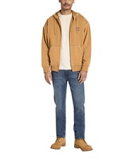 TIMBERLAND 10061 Bluza z kapturem but pszeniczny - Bluzy męskie - 4