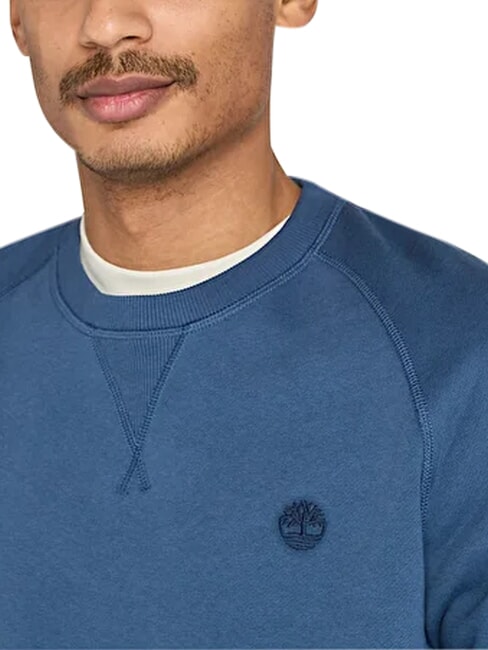 EXETER RIVER BASIC Bluza z okrągłym dekoltem srebrno-niebieski - Bluzy męskie