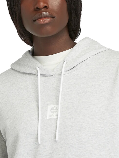 STACK LOGO Bluza z kapturem jasnoszary melanż - Bluzy damskie