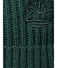 TIMBERLAND WOOL Czapka z mieszanki wełny zielone szczyty - Włosy - 4