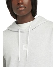 TIMBERLAND STACK LOGO Bluza z kapturem jasnoszary melanż - Bluzy damskie - 5