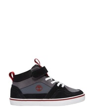 TIMBERLAND STONE JUMP MID Mieszane sk&oacute;rzane trampki ciemnoszary zamsz - Buty dziecięce - 4