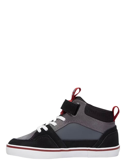 STONE JUMP MID Mieszane sk&oacute;rzane trampki ciemnoszary zamsz - Buty dziecięce