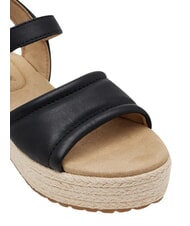 TIMBERLAND SANTORINI SUN Sandały sk&oacute;rzane czarny, pełnoziarnisty - Buty damskie - 6