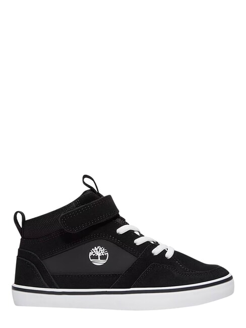 STONE JUMP MID Mieszane sk&oacute;rzane trampki czarny zamsz - Buty dziecięce