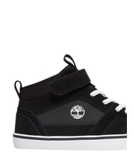 TIMBERLAND STONE JUMP MID Mieszane sk&oacute;rzane trampki czarny zamsz - Buty dziecięce - 9