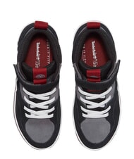 TIMBERLAND STONE JUMP MID Mieszane sk&oacute;rzane trampki ciemnoszary zamsz - Buty dziecięce - 3