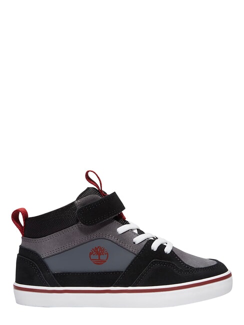 STONE JUMP MID Mieszane sk&oacute;rzane trampki ciemnoszary zamsz - Buty dziecięce