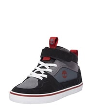 TIMBERLAND STONE JUMP MID Mieszane sk&oacute;rzane trampki ciemnoszary zamsz - Buty dziecięce - 6
