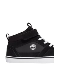 TIMBERLAND STONE JUMP MID Mieszane sk&oacute;rzane trampki czarny zamsz - Buty dziecięce - 9