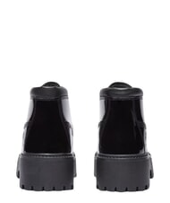 TIMBERLAND STONE STREET Wodoodporne sk&oacute;rzane botki czarna lakierowana sk&oacute;ra - Buty damskie - 3