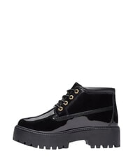 TIMBERLAND STONE STREET Wodoodporne sk&oacute;rzane botki czarna lakierowana sk&oacute;ra - Buty damskie - 4
