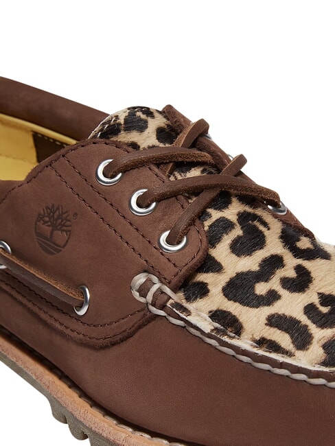 AUTHENTIC Buty ze sk&oacute;ry zamszowej średni brązowy nubuk - Buty damskie