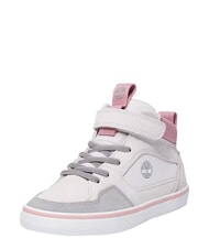 TIMBERLAND STONE JUMP MID Mieszane sk&oacute;rzane trampki jasnoszary zamsz - Buty dziecięce - 6