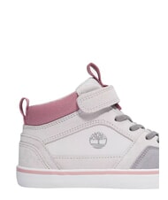 TIMBERLAND STONE JUMP MID Mieszane sk&oacute;rzane trampki jasnoszary zamsz - Buty dziecięce - 9