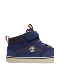 TIMBERLAND STONE JUMP MID Mieszane sk&oacute;rzane trampki ciemnoniebieski - Buty dziecięce - 9