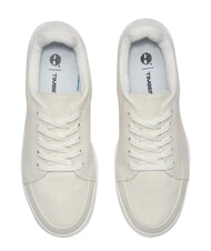 TIMBERLAND EMERSON STREET Mieszane sk&oacute;rzane trampki biały - Buty damskie - 4