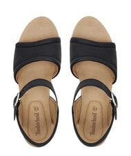 TIMBERLAND SANTORINI SUN Sandały sk&oacute;rzane czarny, pełnoziarnisty - Buty damskie - 3