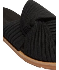TIMBERLAND CALISTA BAY Sandały ze sk&oacute;ry mieszanej czarny dzianinowy - Buty damskie - 7