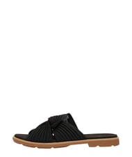 TIMBERLAND CALISTA BAY Sandały ze sk&oacute;ry mieszanej czarny dzianinowy - Buty damskie - 3