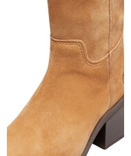TIMBERLAND BELLEVAUX Sk&oacute;rzane botki zamsz średniobrązowy - Buty damskie - 5