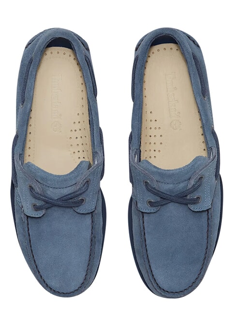 CLASSIC BOAT  Buty ze sk&oacute;ry zamszowej średnioniebieski zamsz - Buty męskie
