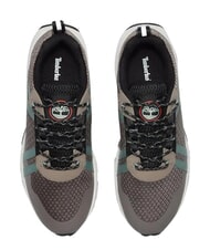 TIMBERLAND WINSOR TRAIL Mieszane sk&oacute;rzane trampki siateczka w kolorze taupe - Buty męskie - 4