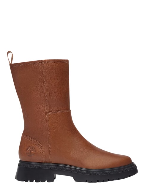 CAMBRIA VALLEY Sk&oacute;rzane buty rdza pełnoziarnista - Buty damskie