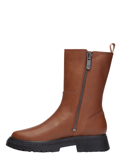 CAMBRIA VALLEY Sk&oacute;rzane buty rdza pełnoziarnista - Buty damskie