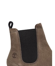 TIMBERLAND CAMBRIA VALLEY Sk&oacute;rzane botki średnioszary zamsz - Buty damskie - 9
