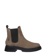 TIMBERLAND CAMBRIA VALLEY Sk&oacute;rzane botki średnioszary zamsz - Buty damskie - 4