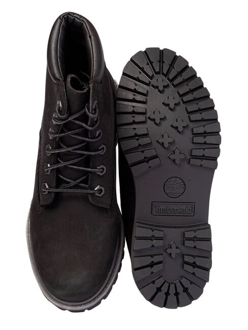 WATERVILLE 6 INCH Botki ze sk&oacute;ry mieszanej CZARNY - Buty damskie