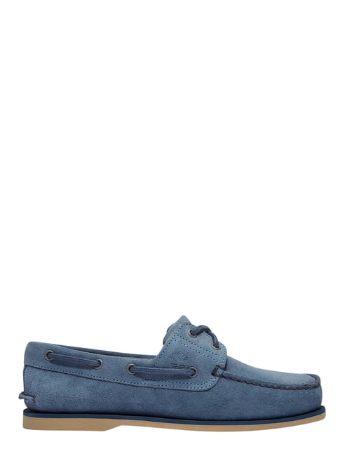 CLASSIC BOAT  Buty ze sk&oacute;ry zamszowej średnioniebieski zamsz - Buty męskie
