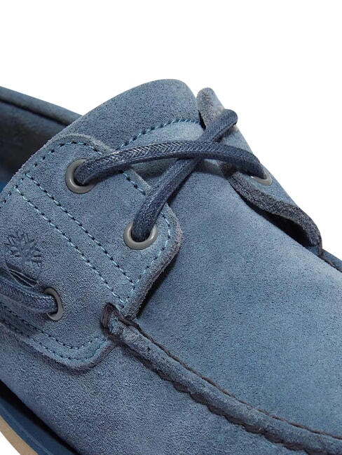 CLASSIC BOAT  Buty ze sk&oacute;ry zamszowej średnioniebieski zamsz - Buty męskie