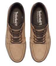 TIMBERLAND HERITAGE Sk&oacute;rzane botki MD Beżowy Nubuk z Ciemnym Brązem - Buty męskie - 5