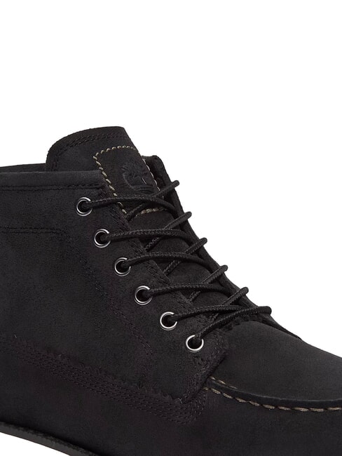 BRITTON MILLS Sk&oacute;rzane buty czarny zamsz - Buty męskie