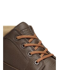 TIMBERLAND PREMIUM MID  Wodoodporne sk&oacute;rzane botki ciemnobrązowy fg w olv - Buty męskie - 9