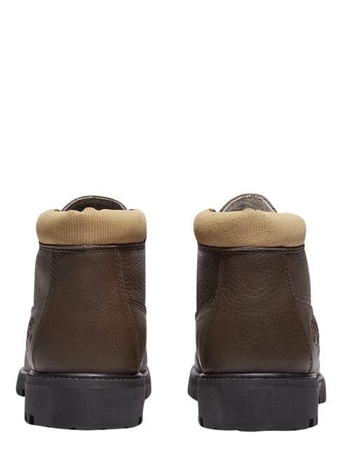 PREMIUM MID  Wodoodporne sk&oacute;rzane botki ciemnobrązowy fg w olv - Buty męskie