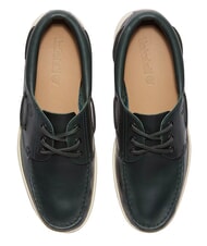 TIMBERLAND PORTOFINO Mokasyny sk&oacute;rzane ciemnozielony - Buty męskie - 3